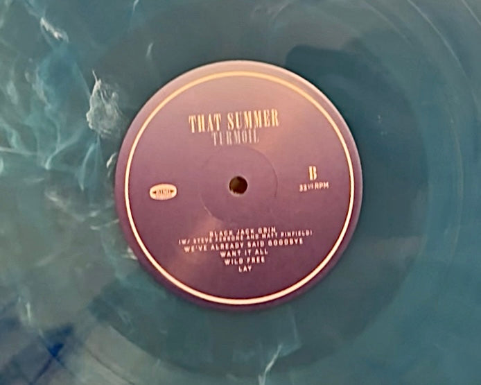 Sea Glass Blue Swirl Vinyl LP